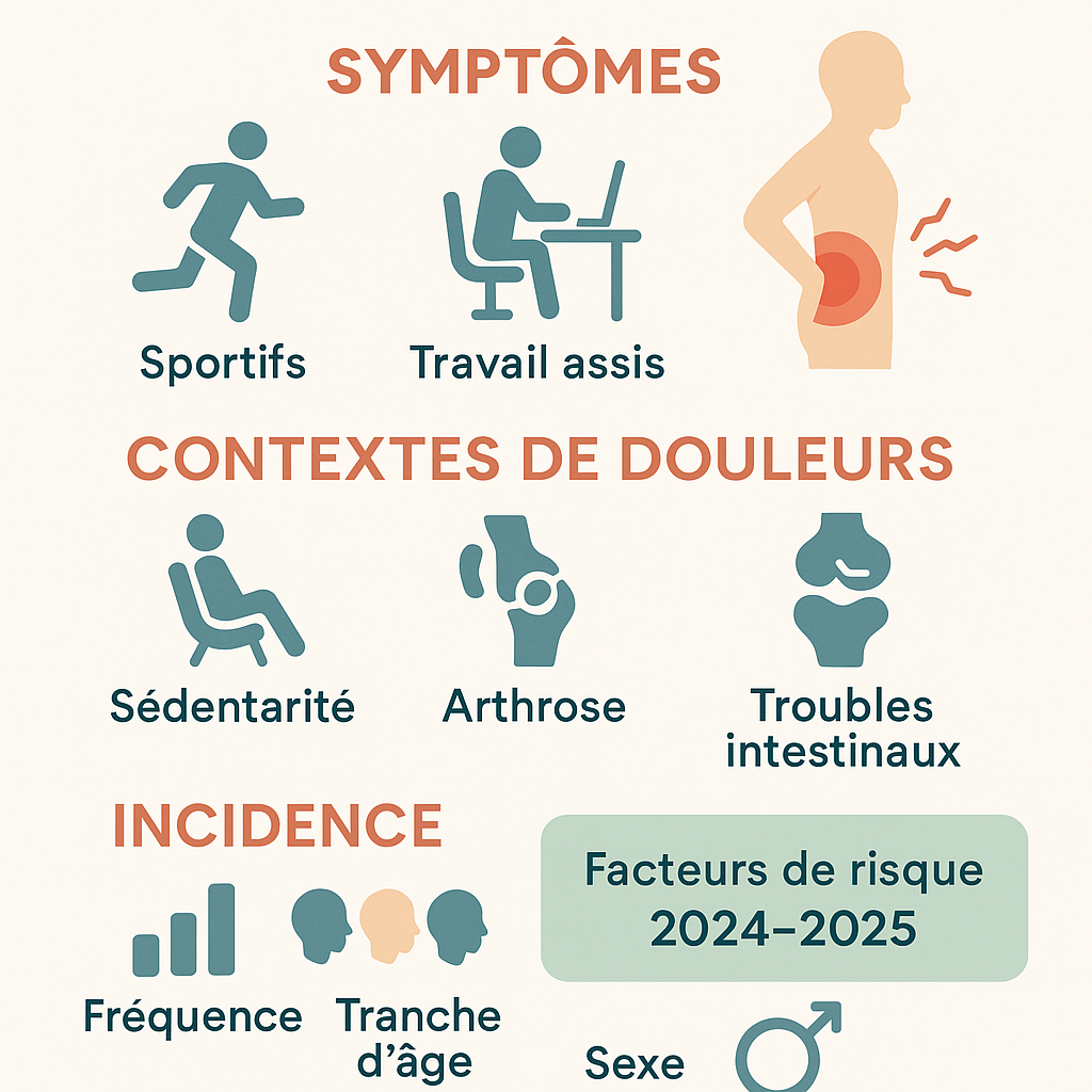 Dans quels contextes apparaissent les douleurs du psoas et qui est le plus à risque ?
